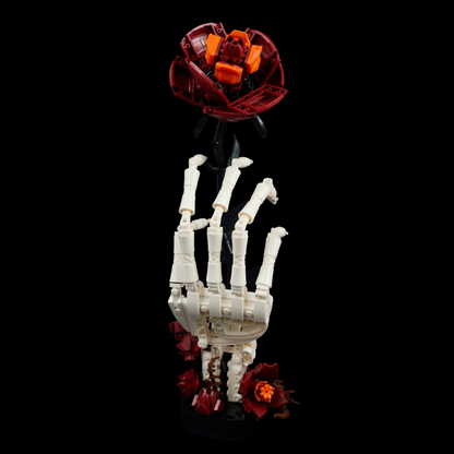Mão de Esqueleto com Rosas (357 peças)