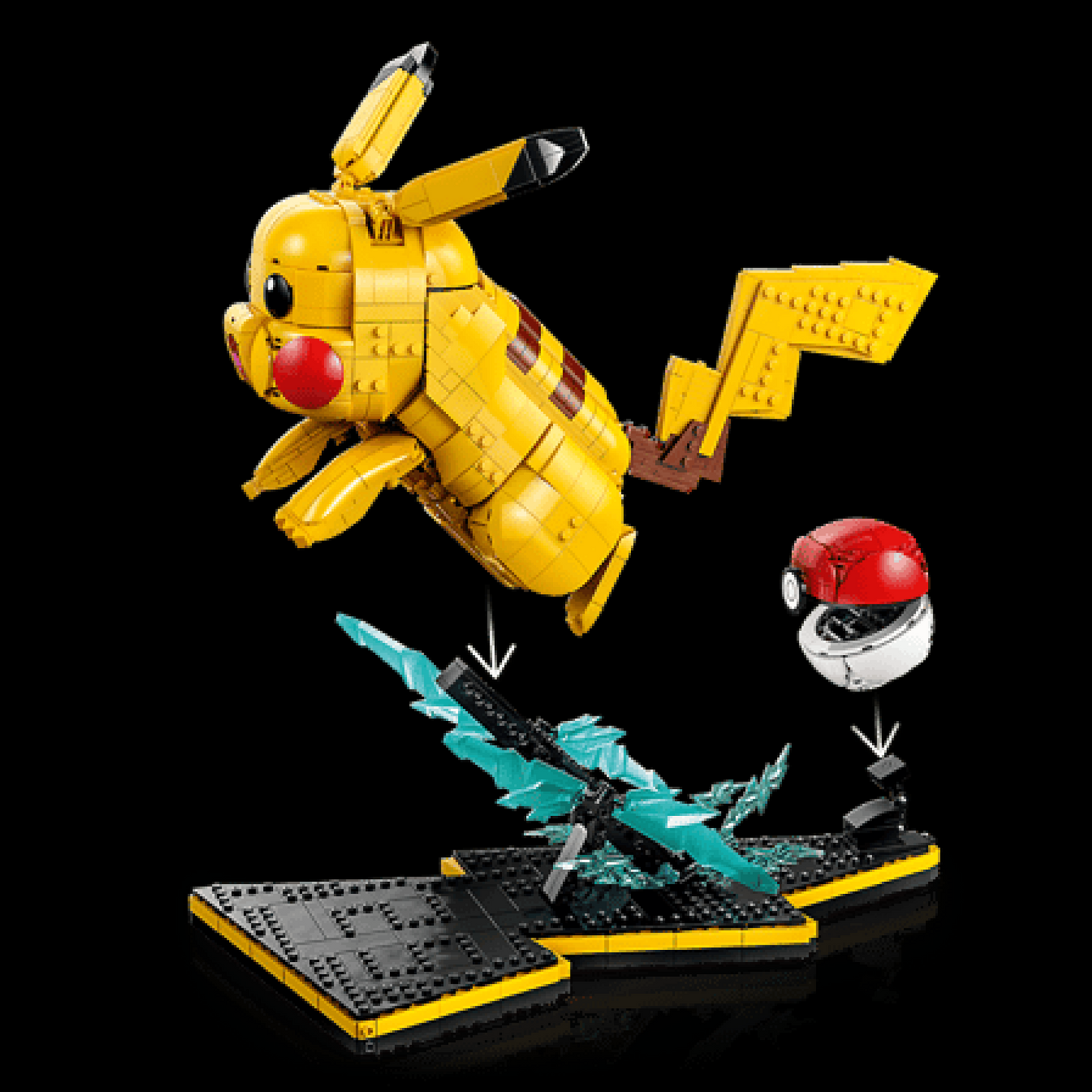 Pokémon - Pikachu e Pokebola (2050 peças)