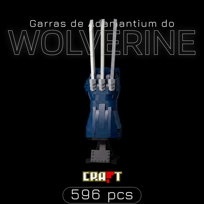 Garras de Adamantium de Wolverine (596 peças)