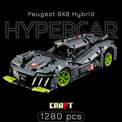 Peugeot 9X8 Hybrid - Hypercar (1280 peças)