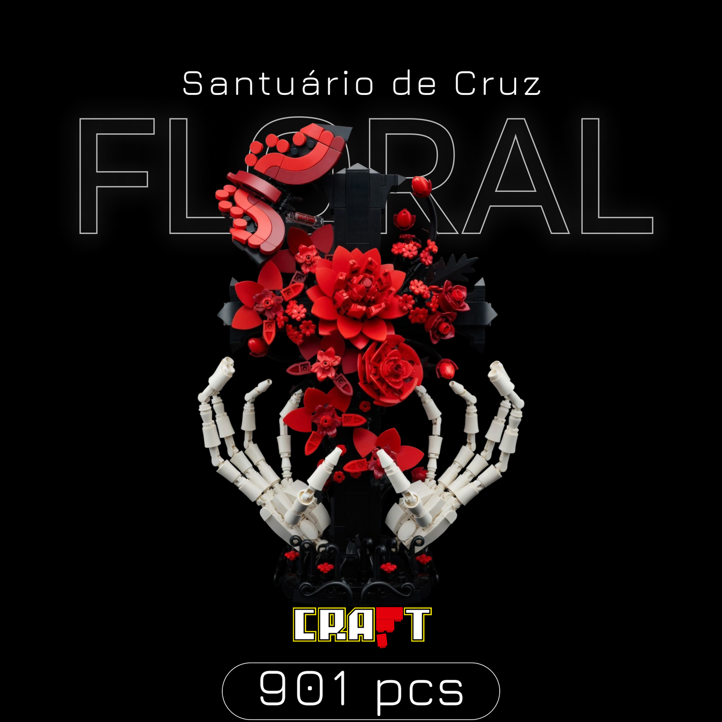 Santuário de Cruz Floral (901 peças)
