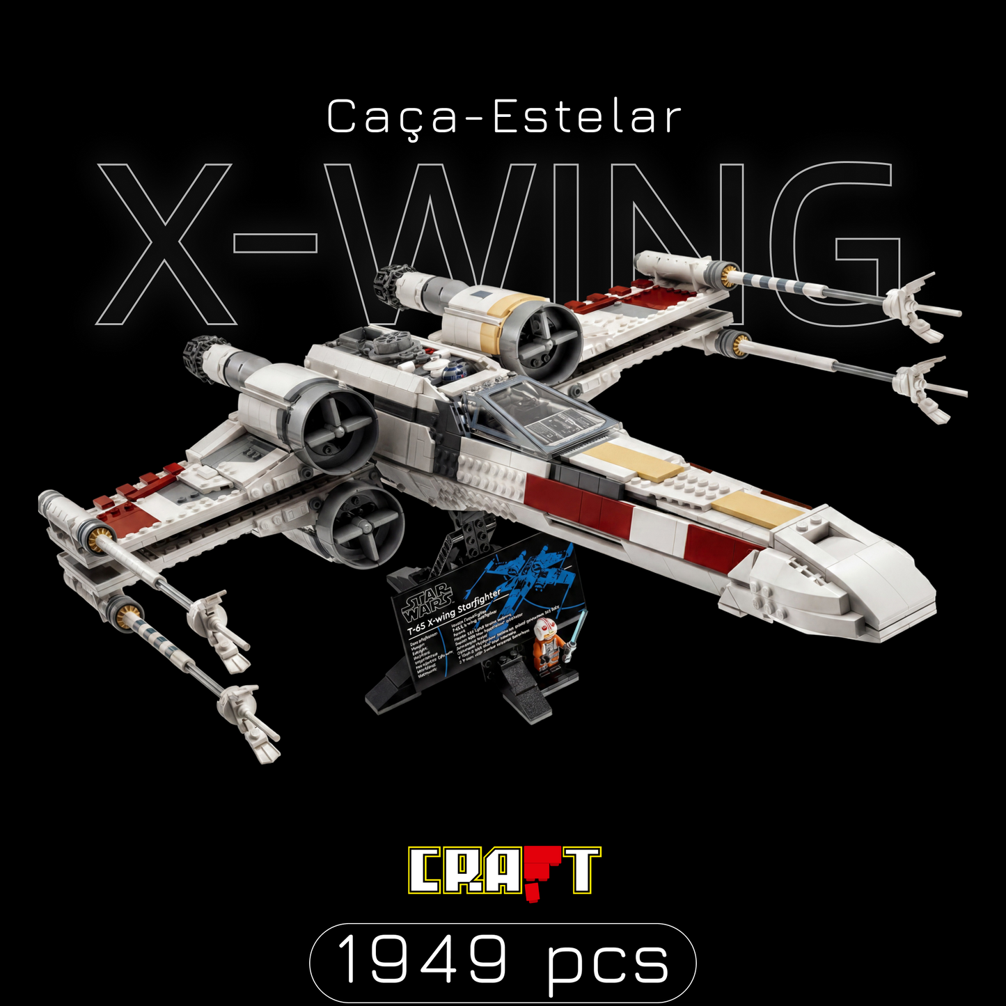 Star Wars - Caça-Estelar X-Wing (1949 peças)