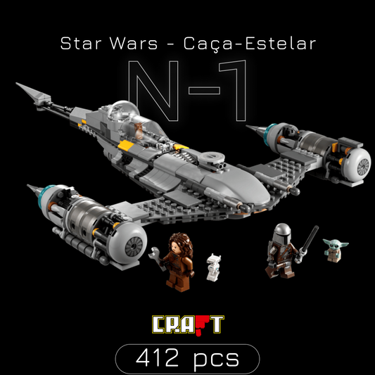 Star Wars - Caça-Estelar N-1 Mandaloriano (412 peças)