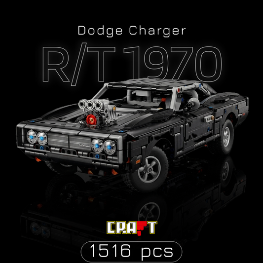 Velozes e Furiosos - Dodge Charger R/T 1970 (1516 peças)