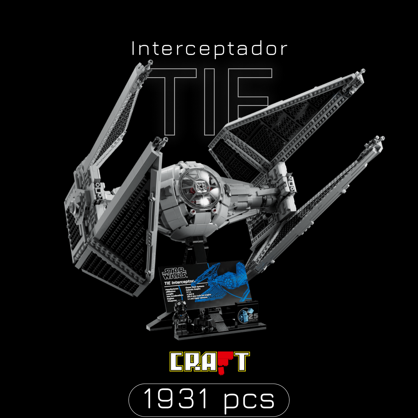 Star Wars - Interceptador TIE (1931 peças)