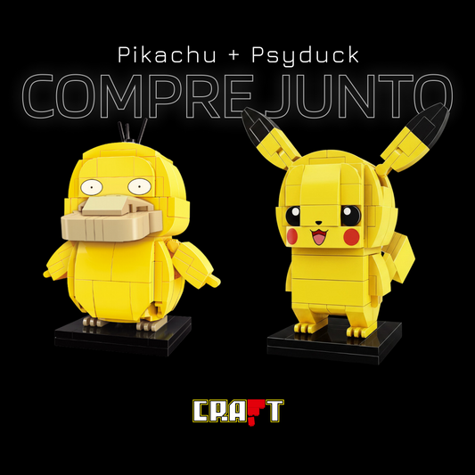 Compre Junto! Pikachu + Psyduck