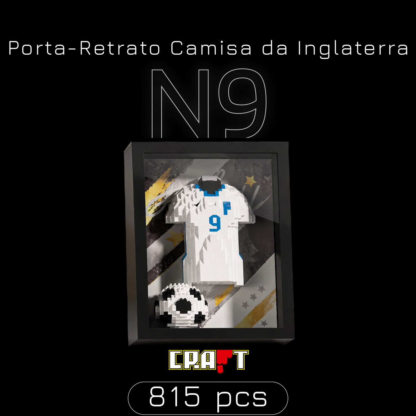 Porta-Retrato Camisa Inglaterra N9 (815 peças)