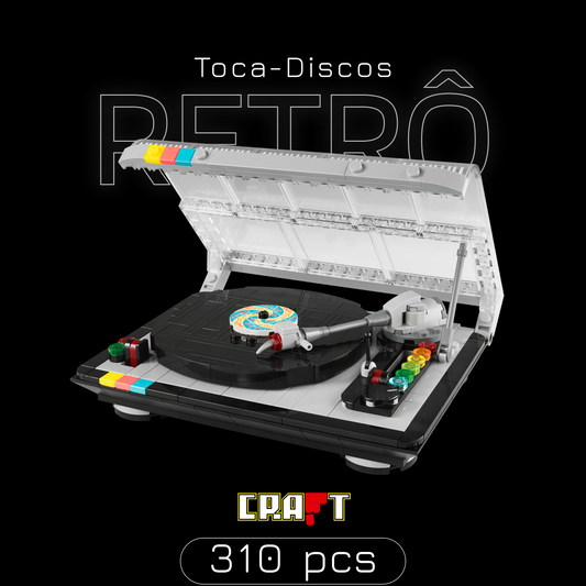 Toca-Discos Retrô (310 peças)