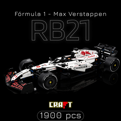 Fórmula 1 - Max Verstappen RB21 (1900 peças)