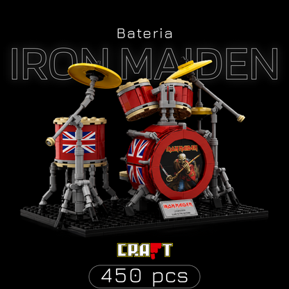 Bateria Iron Maiden (450 peças)