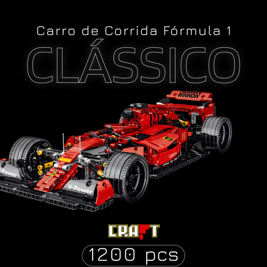 Carro de Corrida Fórmula 1 - Clássico (1200 peças)