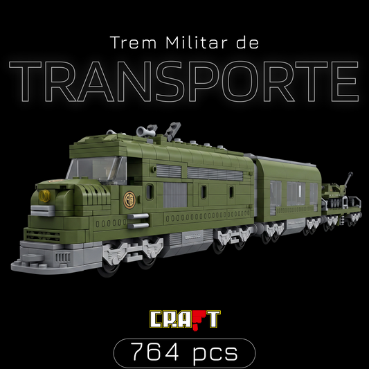 Trem Militar de Transporte (764 peças)