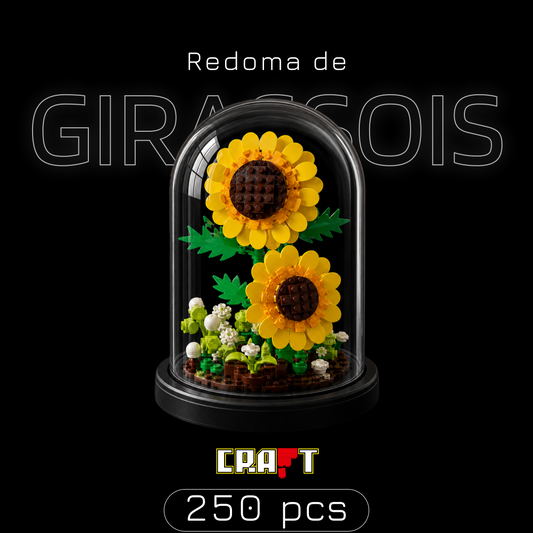 Redoma de Girassois (250 peças)