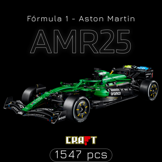 Fórmula 1 - Aston Martin AMR25 (1547 peças)