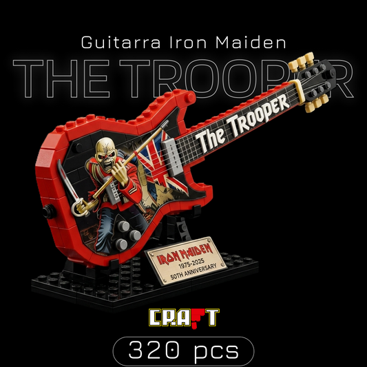 Guitarra Iron Maiden - The Trooper (320 peças)