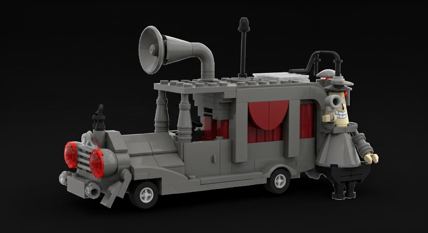 Carro fúnebre - O Estranho Mundo de Jack (324 peças)