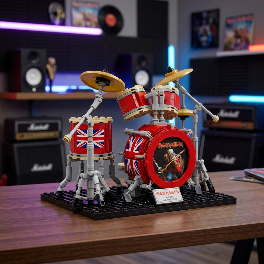 Bateria Iron Maiden (450 peças) - Ambiente Cenário 6