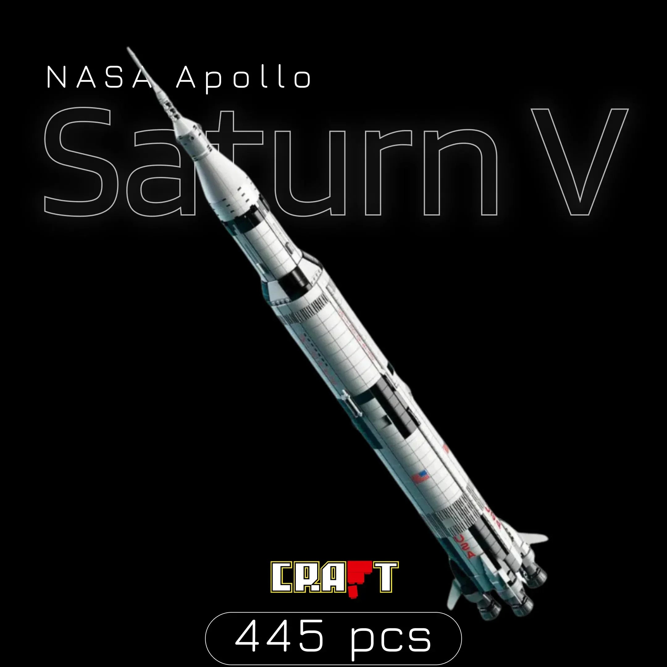 Apollo Saturno V (445 peças) – Brics Craft
