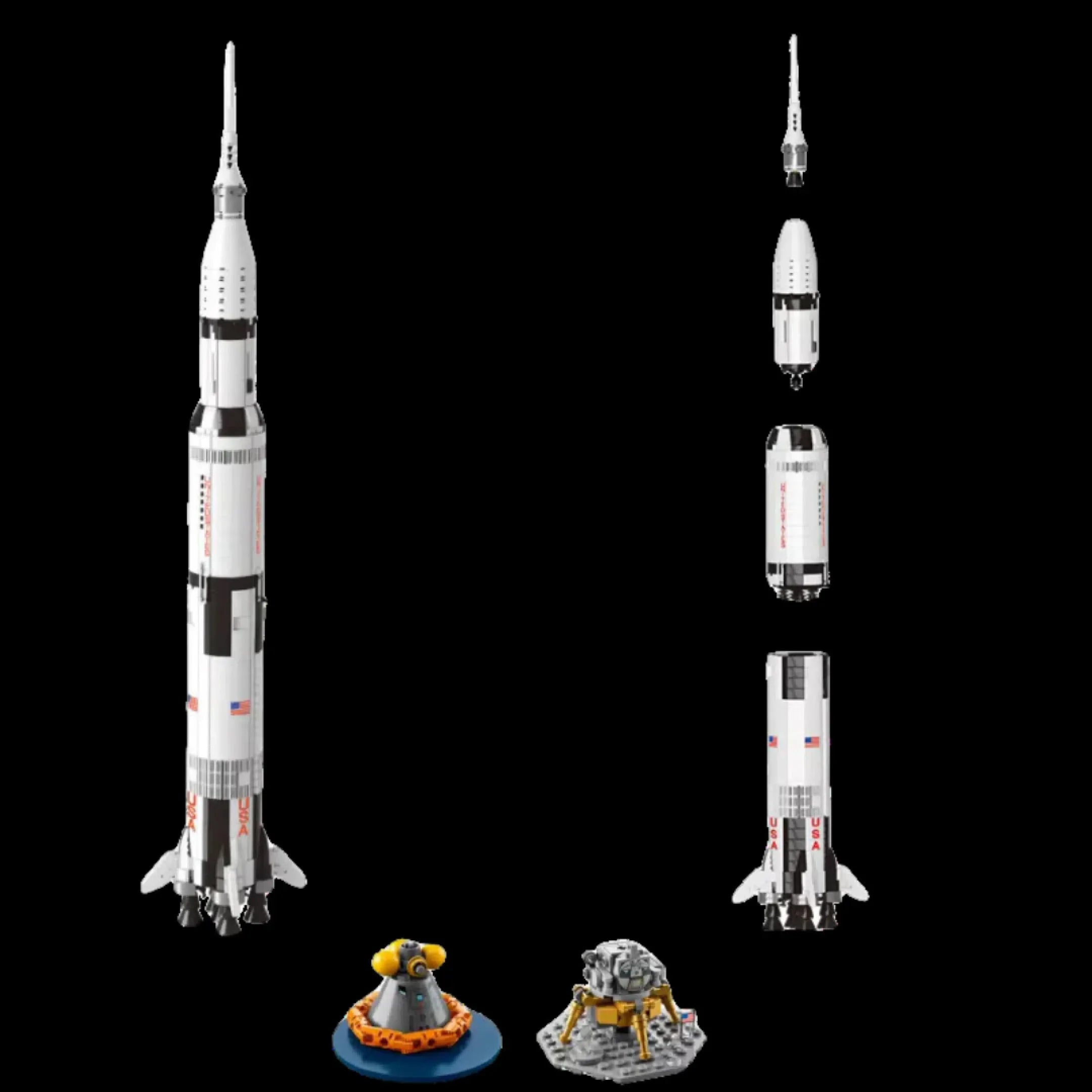 Apollo Saturno V (445 peças) – Brics Craft
