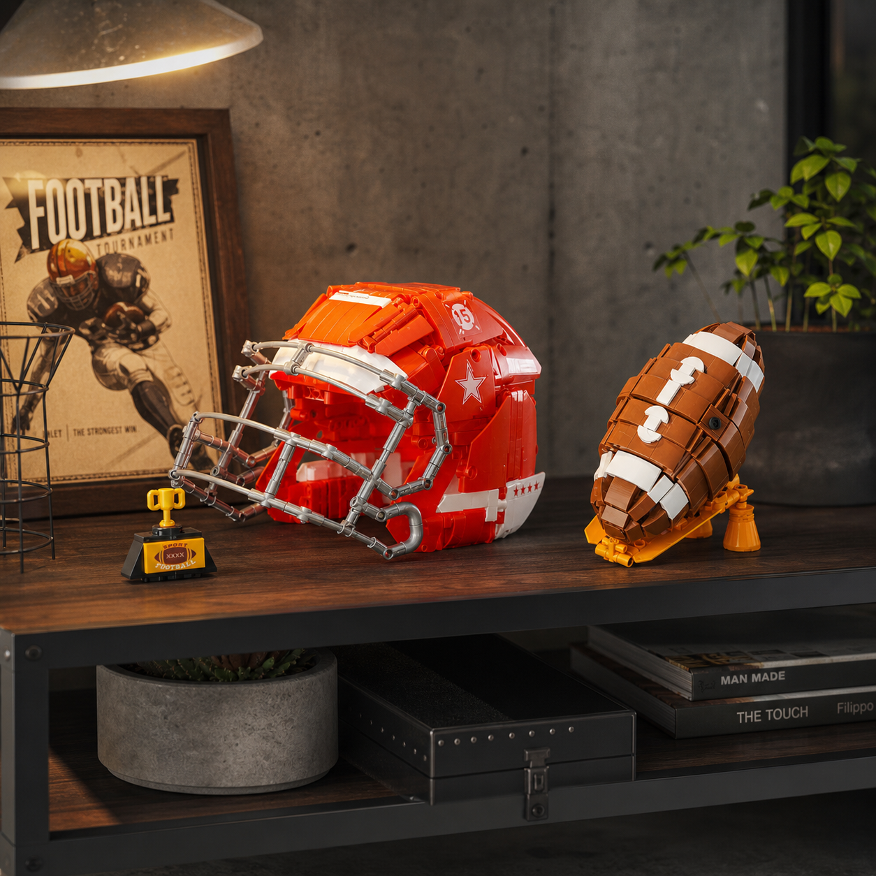 Capacete e Bola de Futebol Americano em Blocos (1038 pecas) | imagem 7 | sha256-f535472e66e6f829