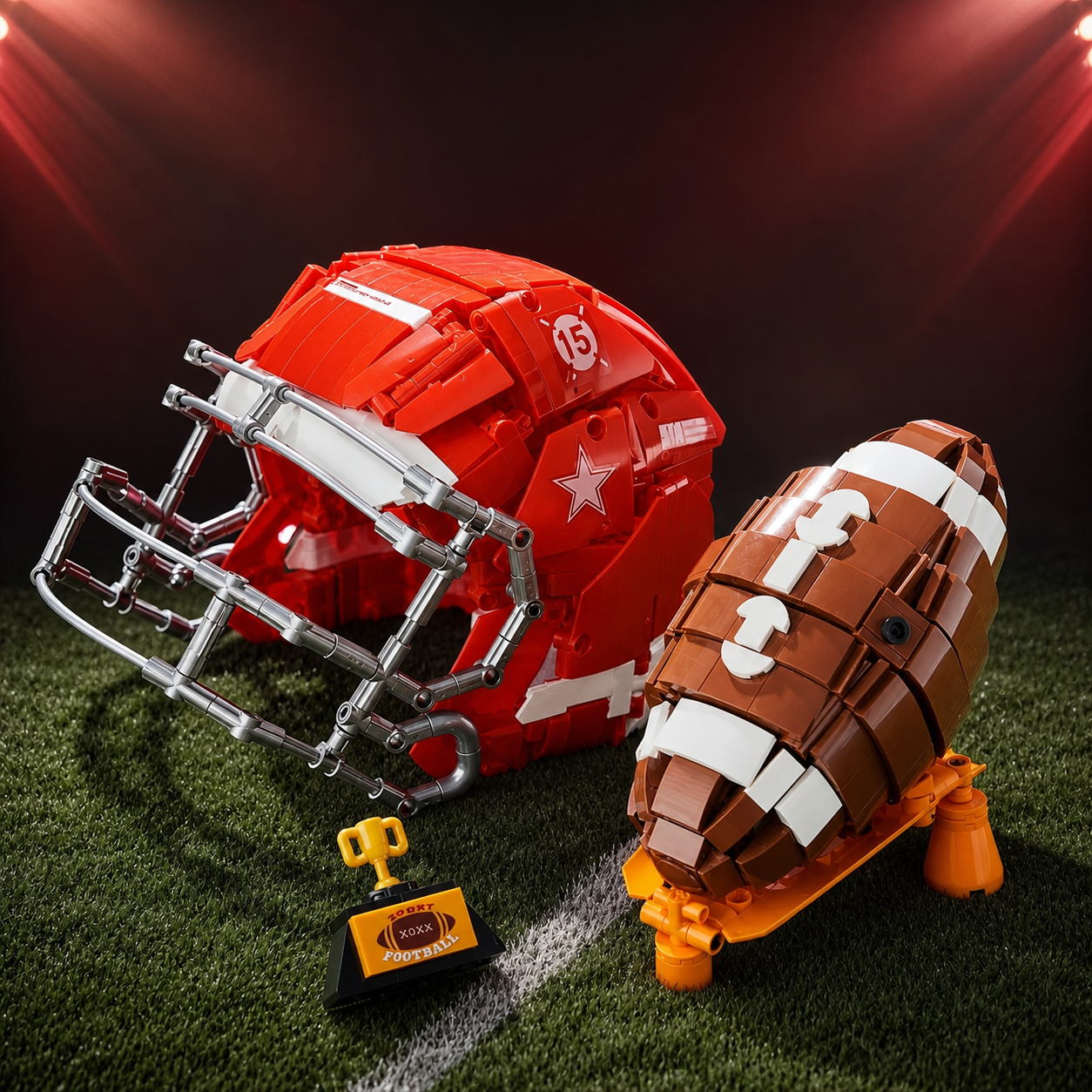 Capacete e Bola de Futebol Americano em Blocos (1038 pecas) | imagem 9 | sha256-f6f8f185b7fe276c