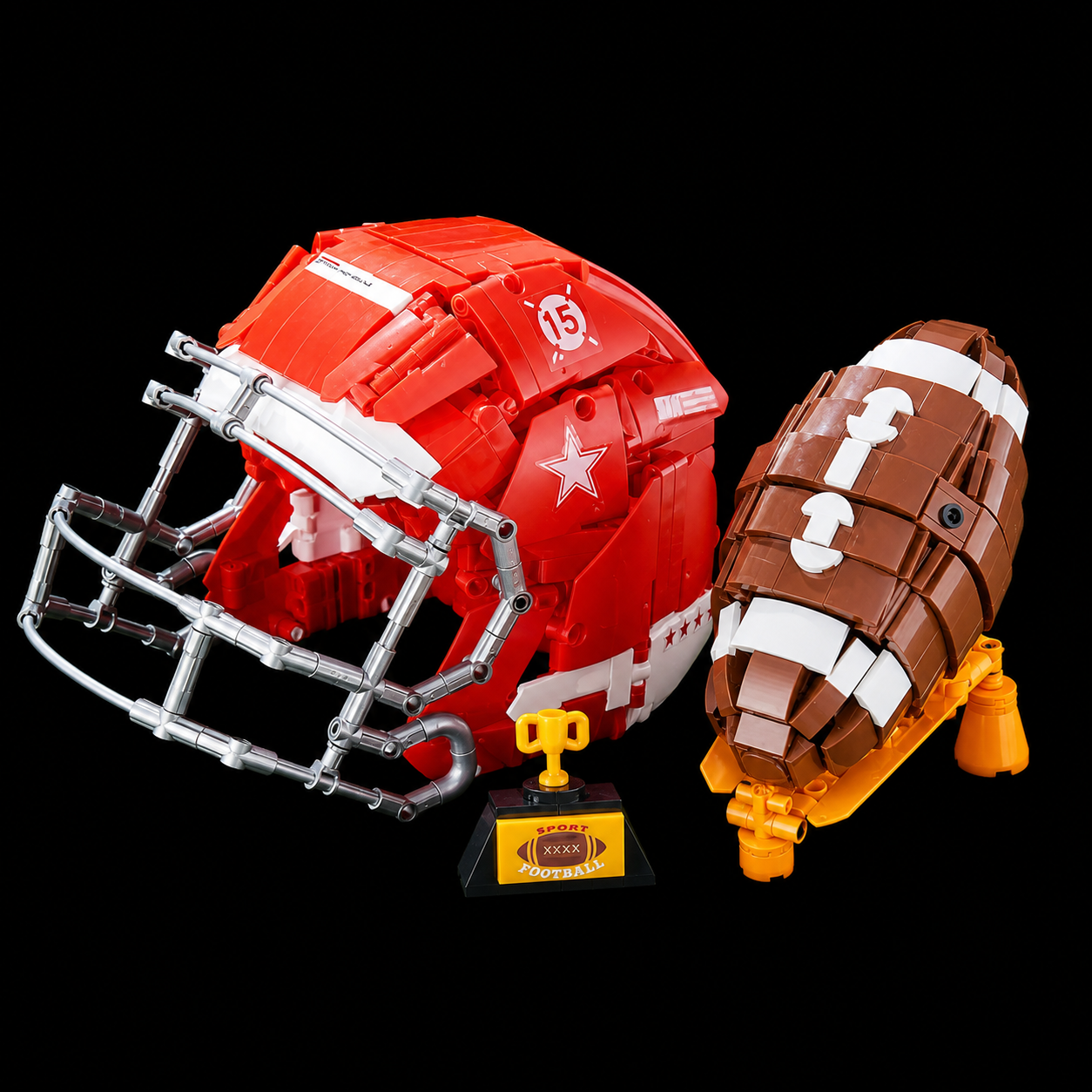 Capacete e Bola de Futebol Americano em Blocos (1038 pecas) | imagem 1 | sha256-291847368c7ad3bd