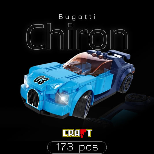 Bugatti Chiron (173 pçs) - Brics Craft