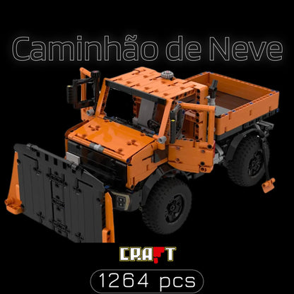 Caminhão de Neve (1264 pçs) - Brics Craft