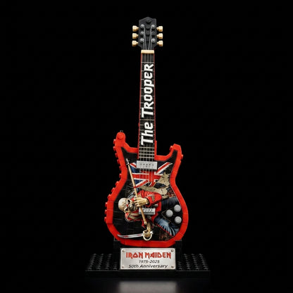 Guitarra Iron Maiden "The Trooper" (320 peças) - Capa Vista Frontal