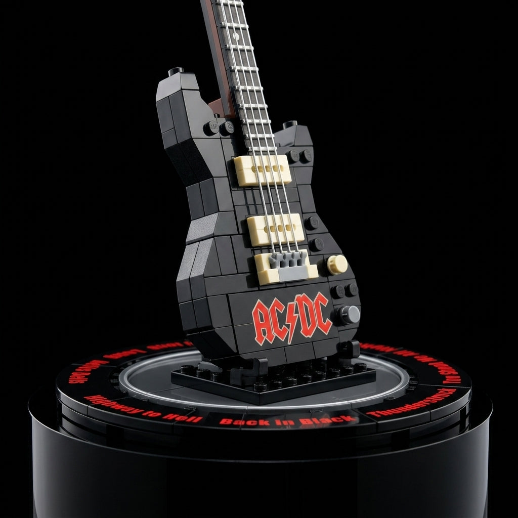 Guitarra AC/DC (350 peças) - Capa Vista Lateral