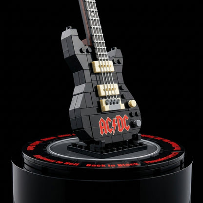 Guitarra AC/DC (350 peças) - Capa Vista Lateral