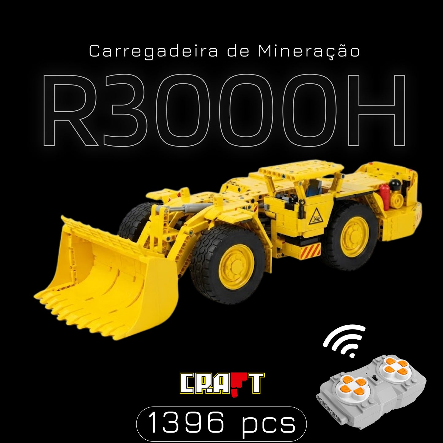 Carregadeira de Mineração R3000H (1396 peças)