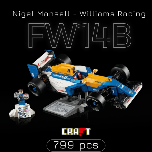 Nigel Mansell - Williams Racing FW14B (799 peças)