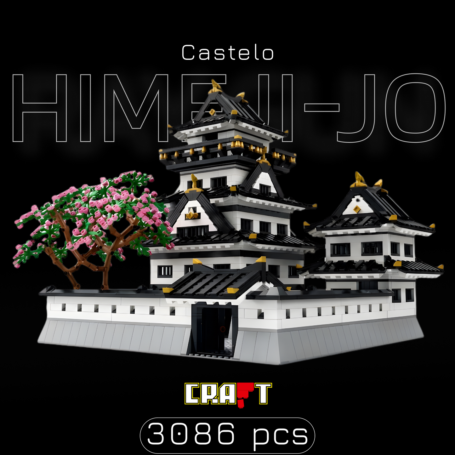 Castelo Himeji-jo (3086 peças)