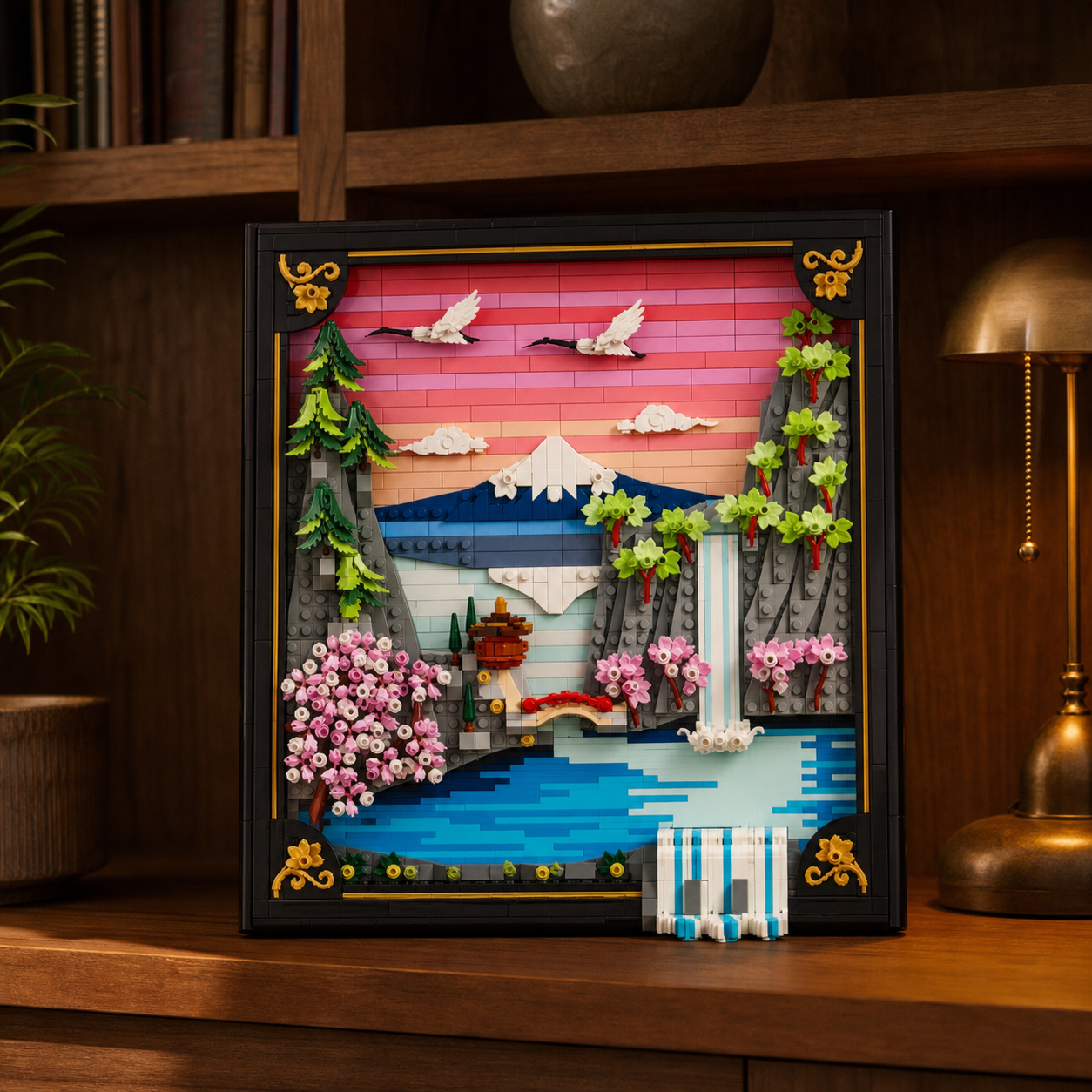 Quadro de Flor de Cerejeira Japonesa (1892 peças)