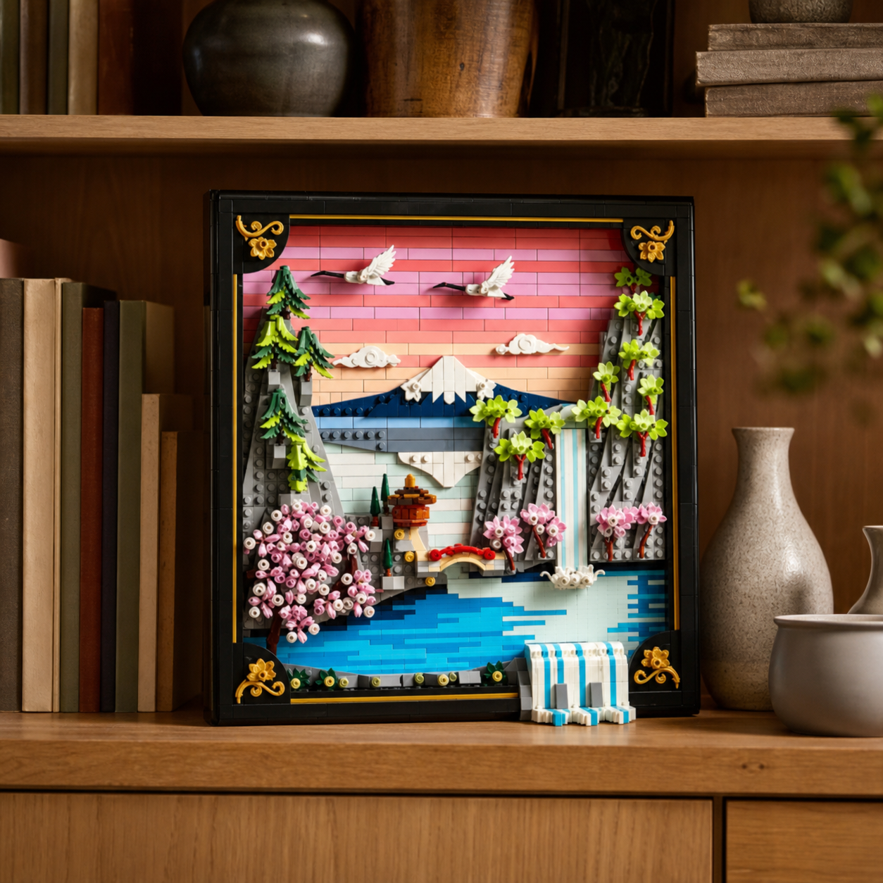 Quadro de Flor de Cerejeira Japonesa (1892 peças)