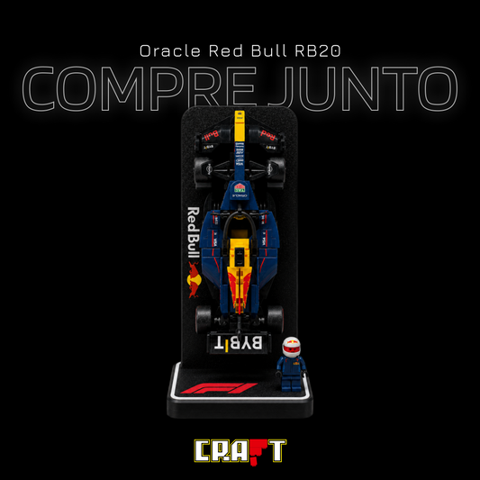 Compre Junto! Speed Champion Red Bull RB20 + Suporte