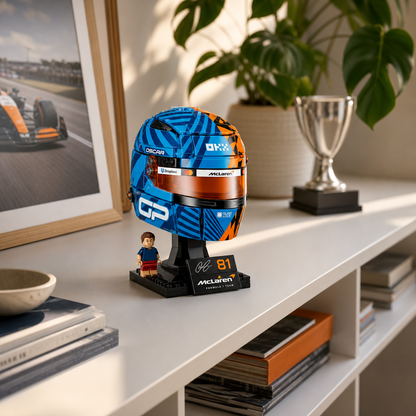 Capacete McLaren Mastercard - Oscar Piastri (793 peças) - imagem 3 - 20260702-175151