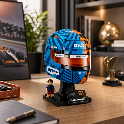 Capacete McLaren Mastercard - Oscar Piastri (793 peças) - imagem 4 - 20260702-175151
