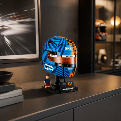 Capacete McLaren Mastercard - Oscar Piastri (793 peças) - imagem 8 - 20260702-175151