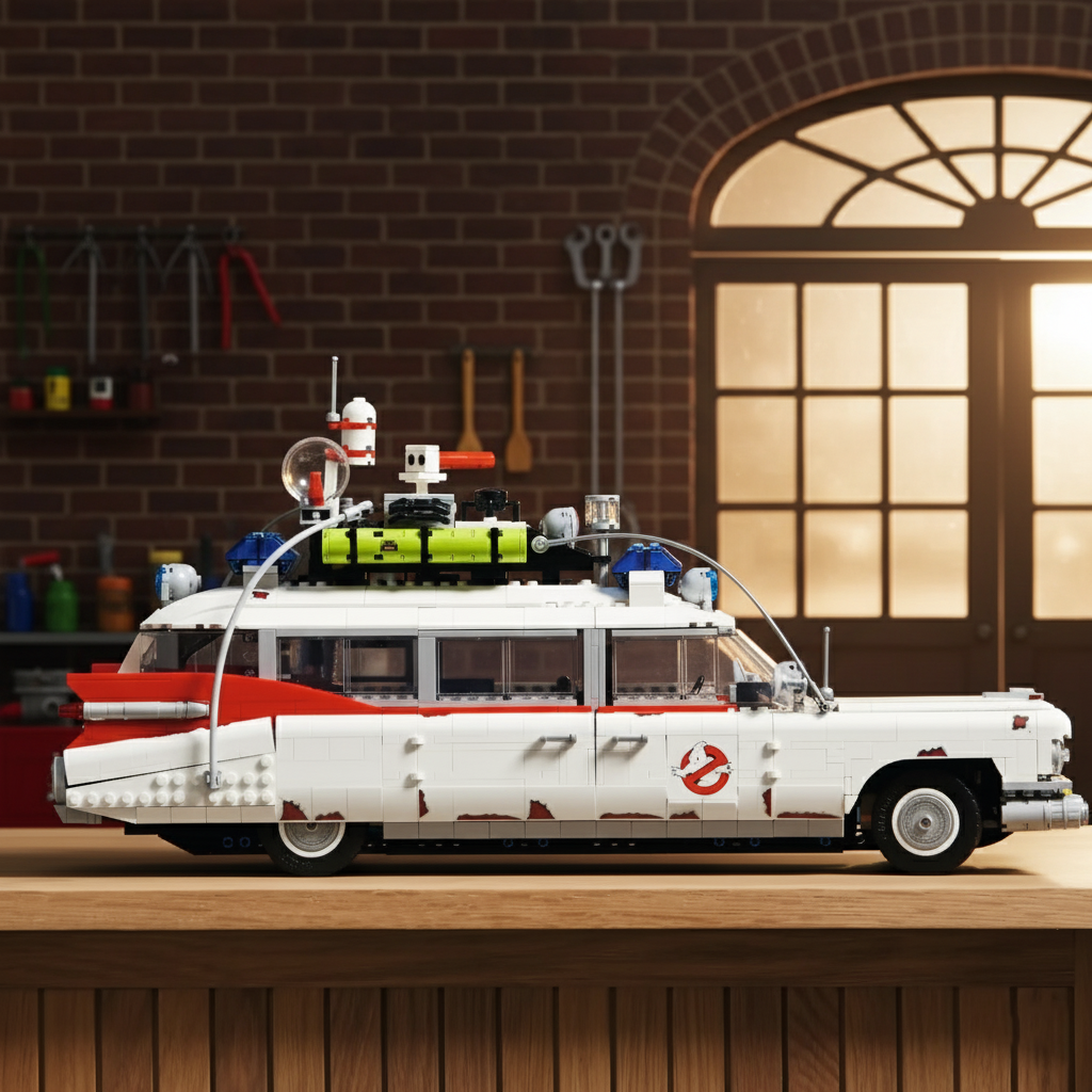 Cadillac ECTO-1 dos Caça-Fantasmas (2352 peças)
