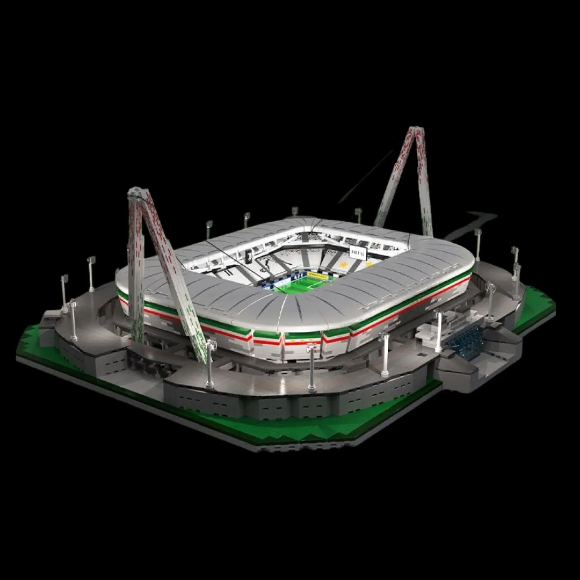 estádio de futebol 3638 pcs - Brics Craft