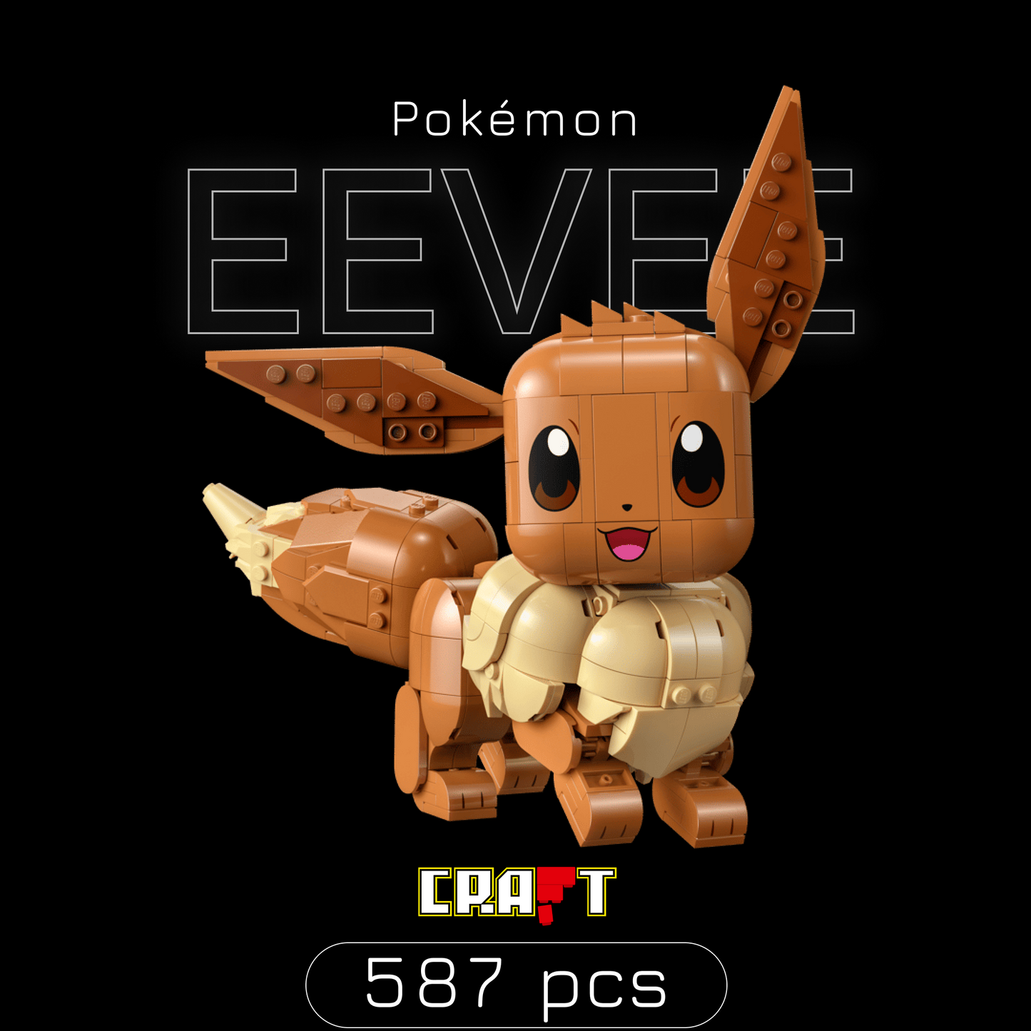 Pokémon - Eevee (587 peças)