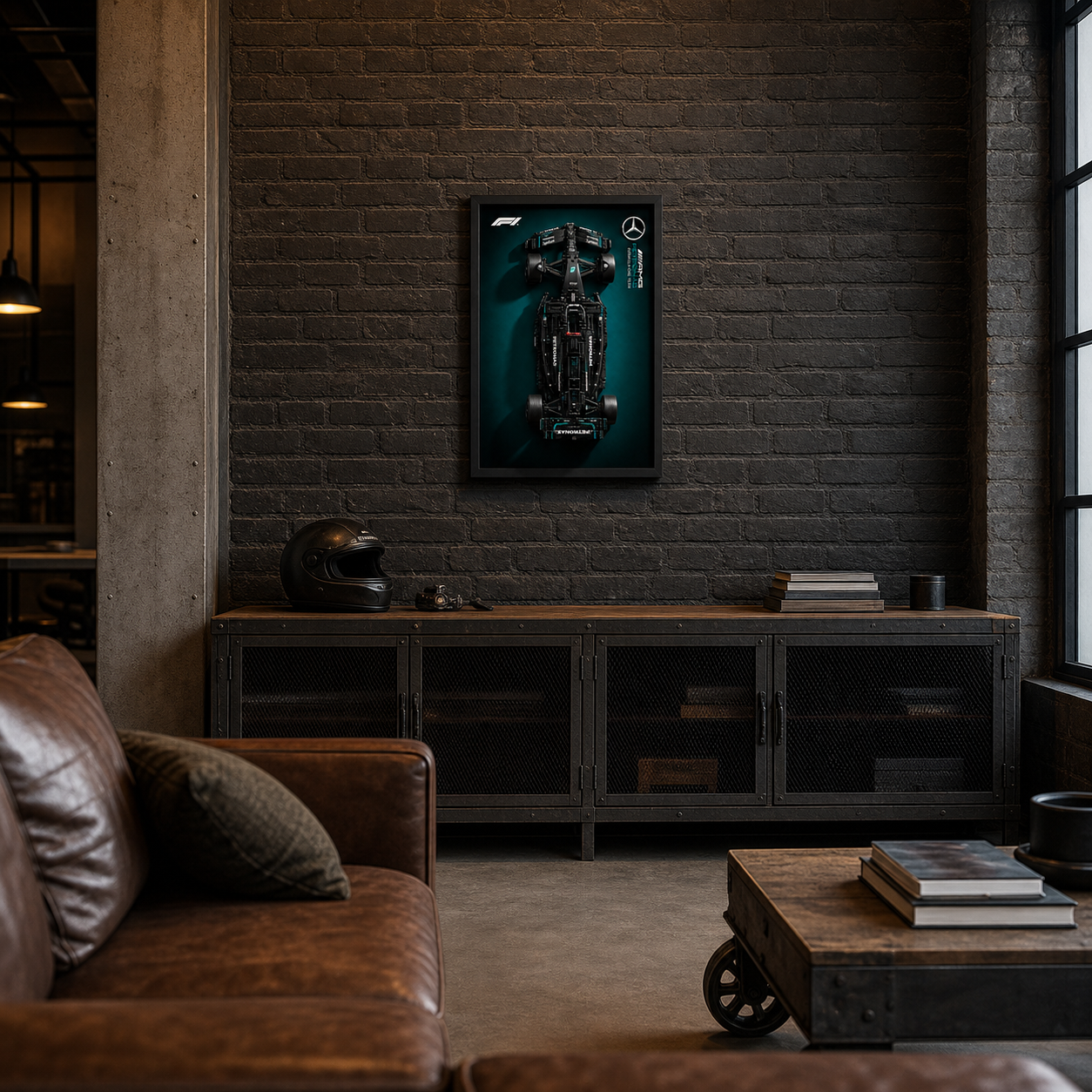 Quadro Fosco para a Fórmula-1 Mercedes-AMG W14