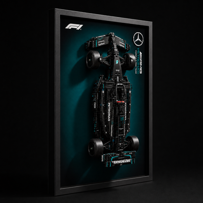 Quadro Fosco para a Fórmula-1 Mercedes-AMG W14