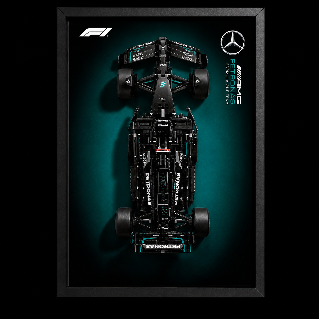 Quadro Fosco para a Fórmula-1 Mercedes-AMG W14