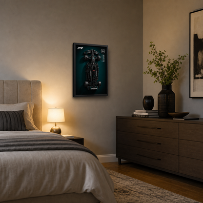 Quadro Fosco para a Fórmula-1 Mercedes-AMG W14