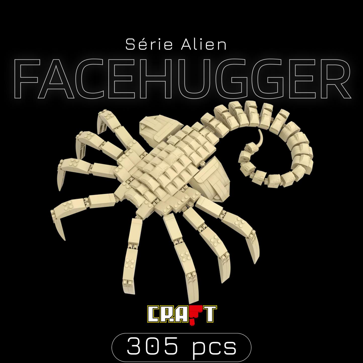 Facehugger - Série Alien (305 peças)