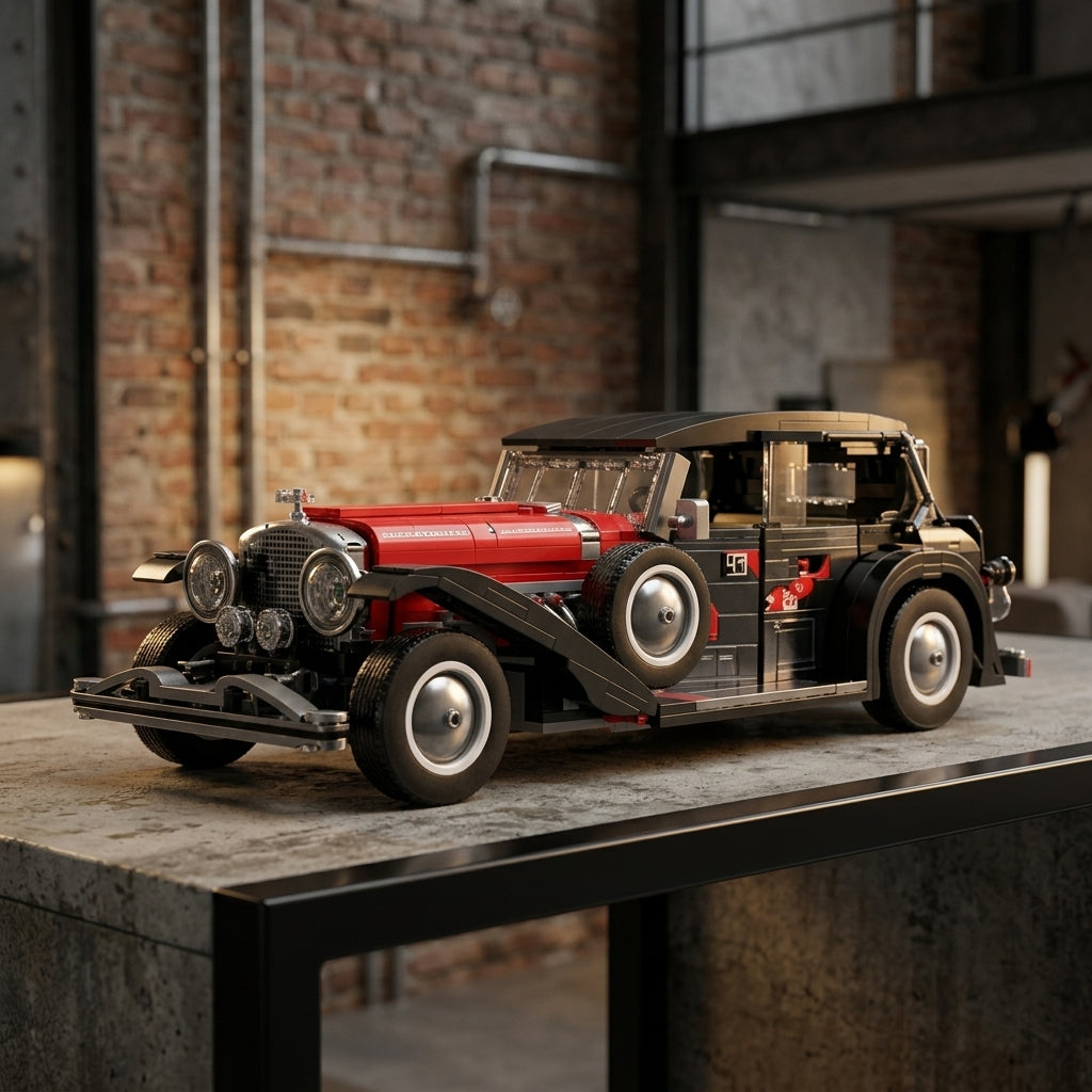Carro Vintage Fantom no loft industrial