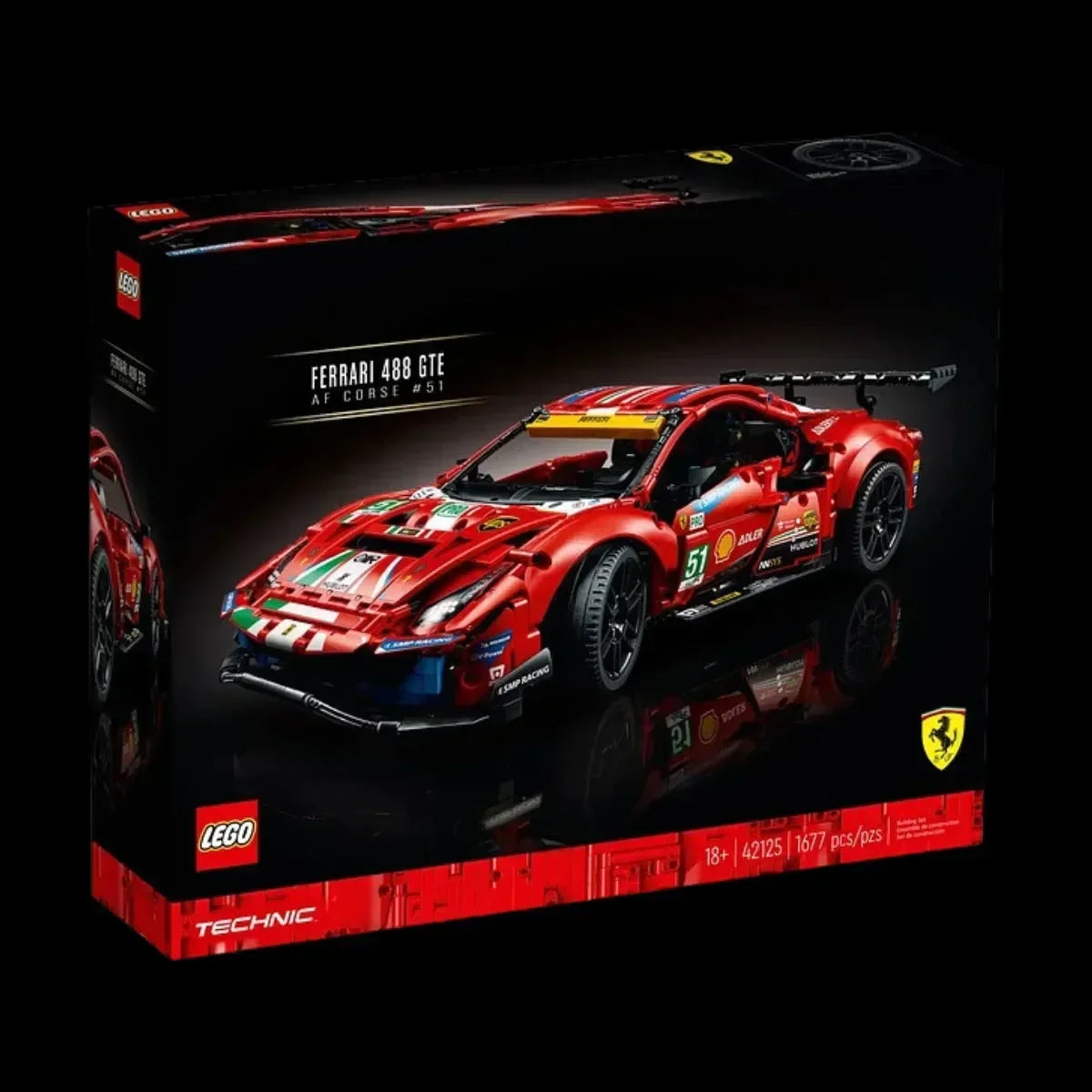 Ferrari 488 GTE (1677 pçs) OFF - Brics Craft